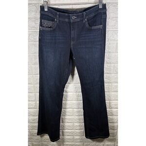 White House Black Market Dark Blue Boot Cut Jeans